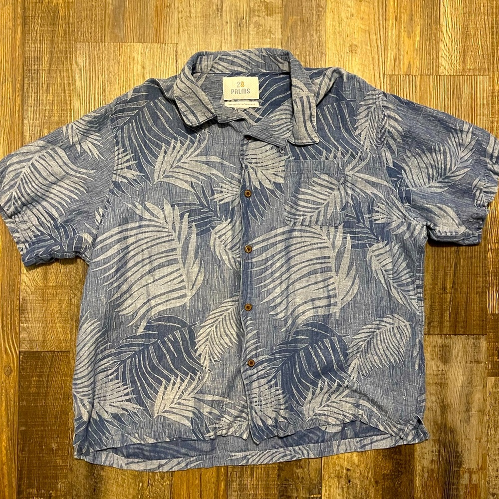 28 Palms Tropical Shirt, size 2xl